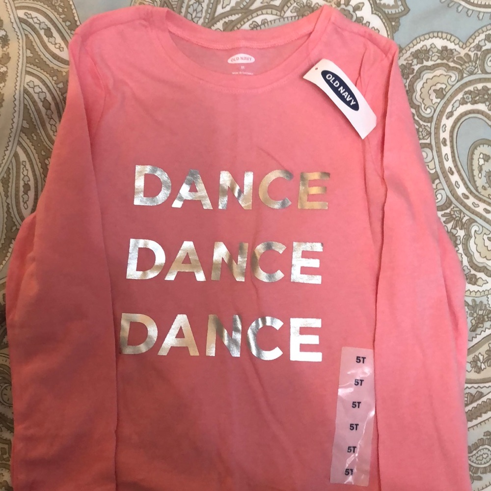 NWT old navy long sleeve DANCE shirt